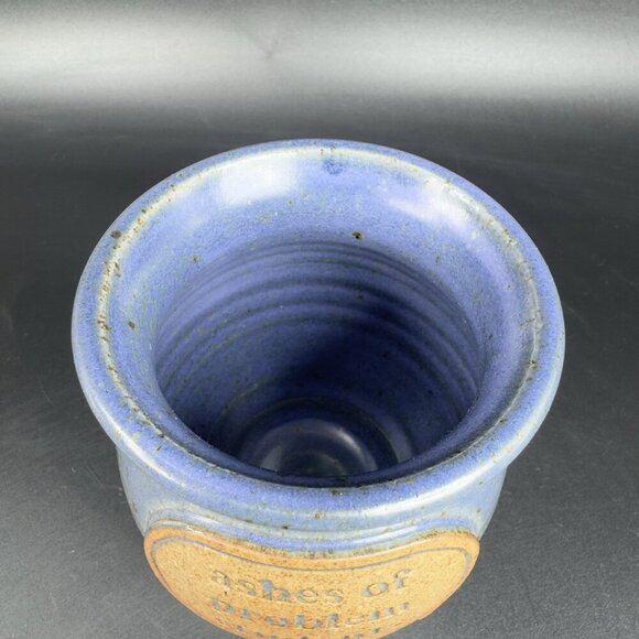 TUMBLEWEED Art Pottery Vase Bowl Container Stoneware Ashes Of Problem Students - Picture 9 of 11